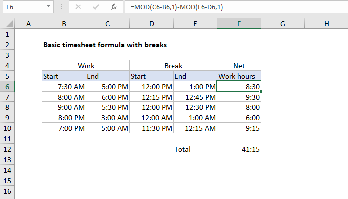how-to-create-a-timesheet-in-excel-2016